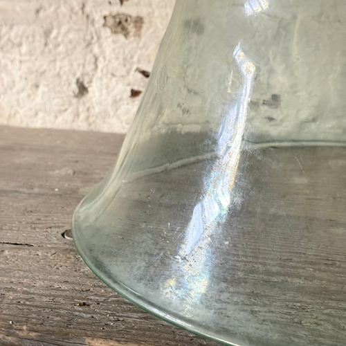 Large 19th-century French Glass Cloche de Melon (LG-01)