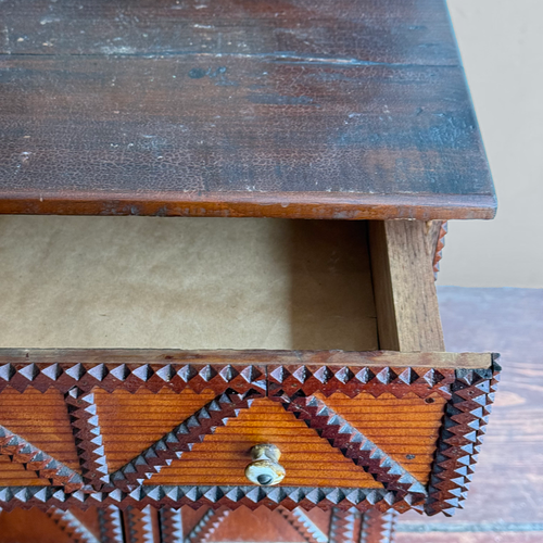 20th-century Tall Folk Dresser