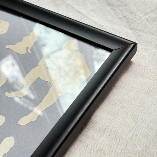 Framed Mike Miller Silhouette Collage #1