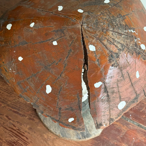 Vintage French Wooden Mushroom