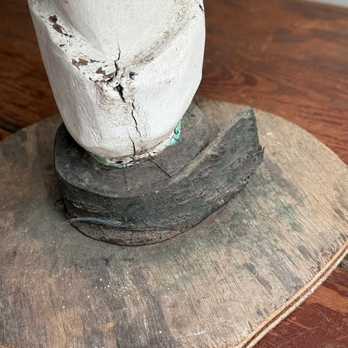 Vintage French Wooden Mushroom