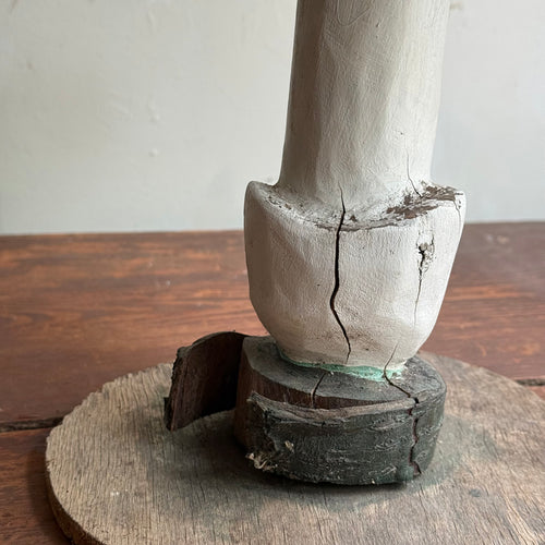 Vintage French Wooden Mushroom