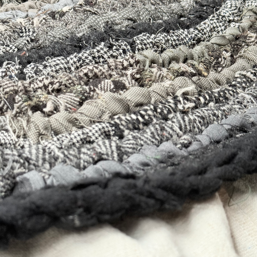 Olly Crocheted Vintage Wool Suit Rug #1