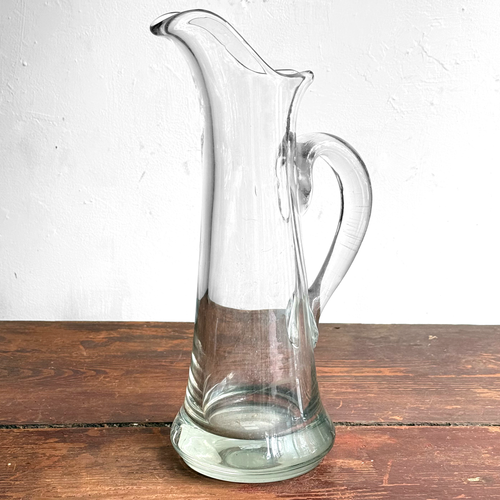 19th-century French Glass Pitcher (CD4)