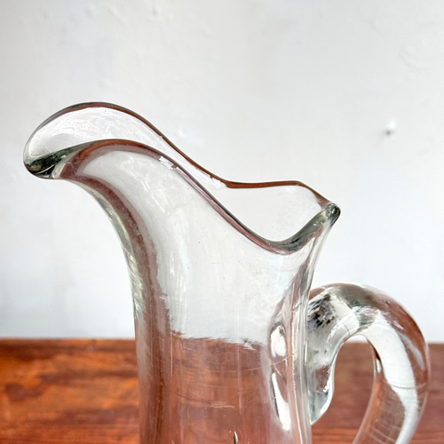 19th-century French Glass Pitcher (CD4)