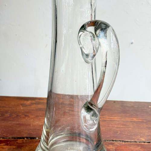 19th-century French Glass Pitcher (CD4)