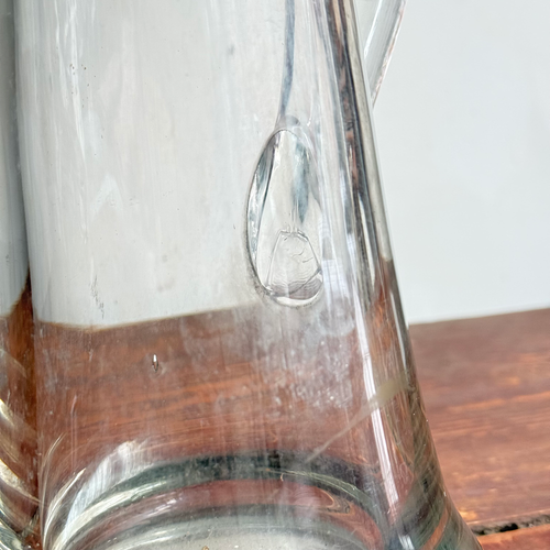 19th-century French Glass Pitcher (CD4)