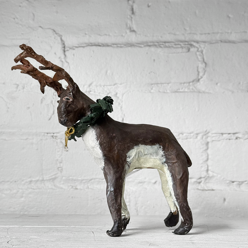 Papier-Mâché Reindeer