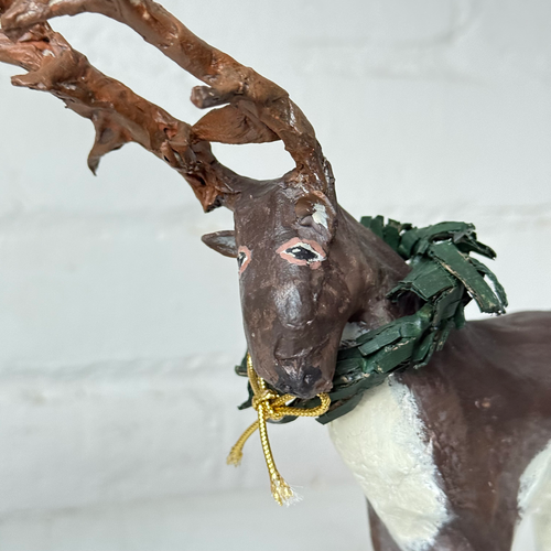 Papier-Mâché Reindeer