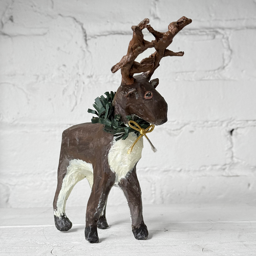 Papier-Mâché Reindeer
