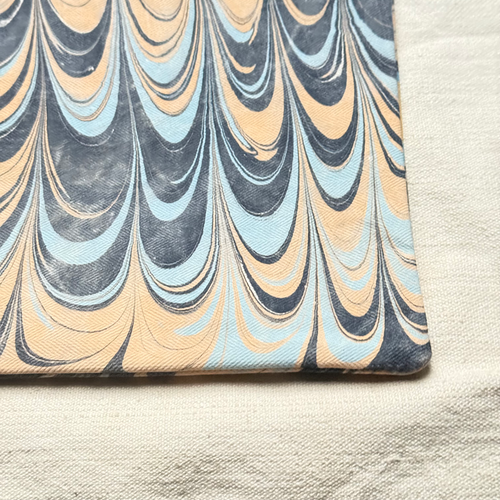 Hand Marbled One-of-a-Kind Zipper Pouch (#P02)