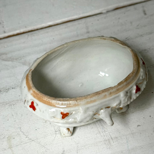 Antique German Porcelain Fairing Trinket Box (#01)