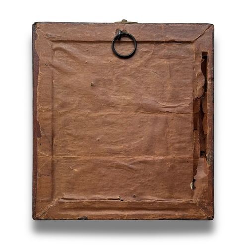 19th-century Queen Elizabeth I Wax Portrait Shadow Box