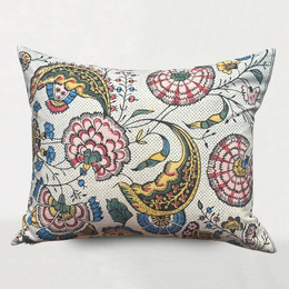 Antoinette Poisson Hand Block Printed Pillows #9
