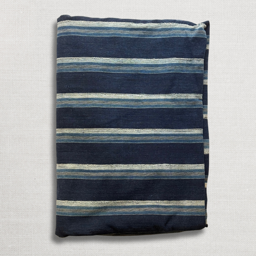 Antique 20th-century 75" x 105" West African Indigo Panel