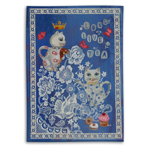 Long Live Tea Tea Towel