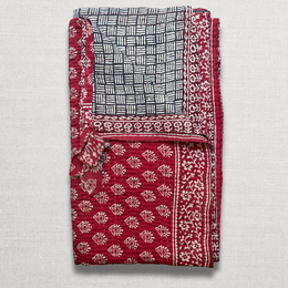 Vintage Sari Double Bedcover (#7-01)