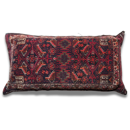Antique Turkmen Rug Pillow