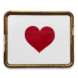 "Red Heart" in a Vintage Frame