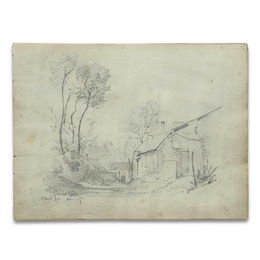 19th-century French Pencil Drawing by Alphonse Baril (#1)