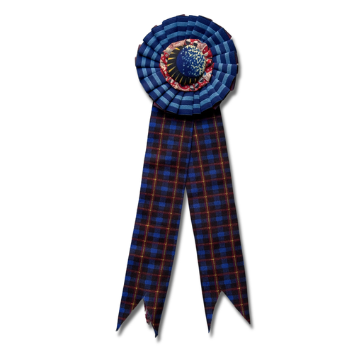 Vintage Dead Stock Ribbon Rosette Pin #1