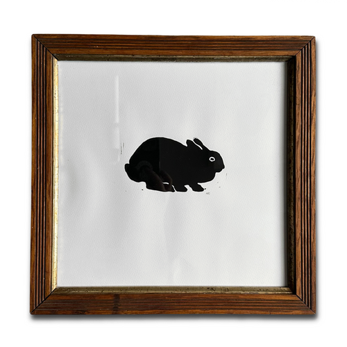 "Bunny 3" in a Vintage Frame