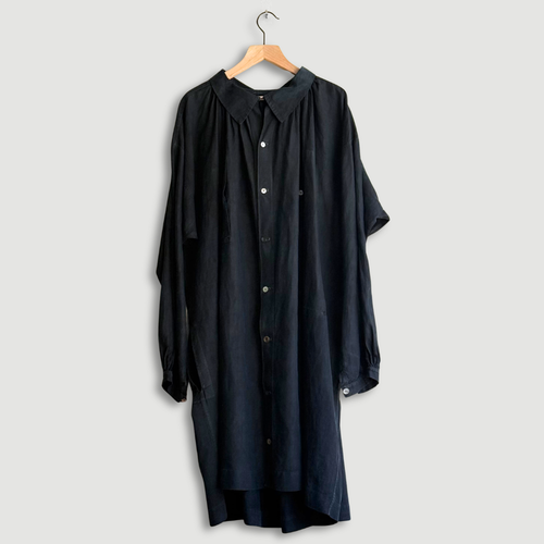 19th-century French Indigo Smock (#S-02)