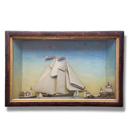 Early 20th-century Ship Diorama