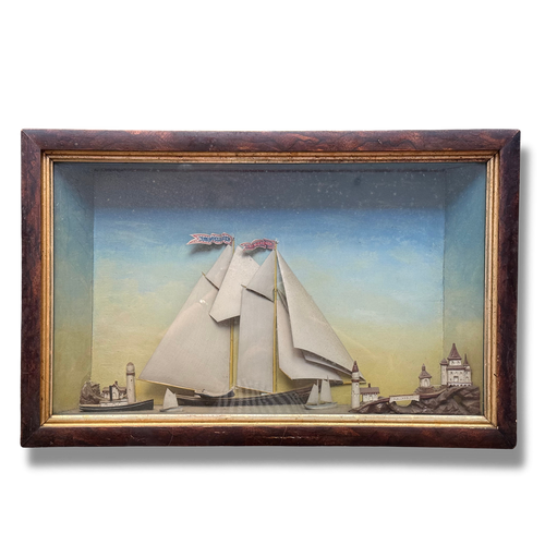 Early 20th-century Ship Diorama