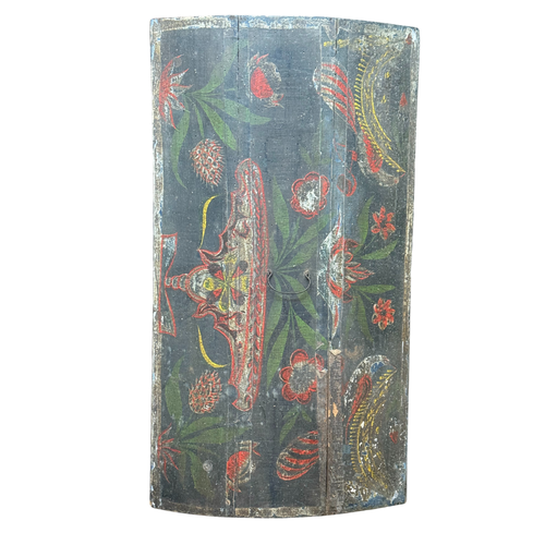 18th-century French Painted Trunk