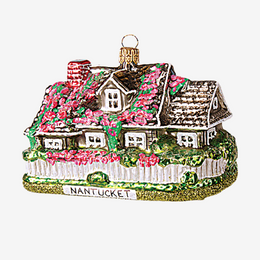 Nantucket House Ornament