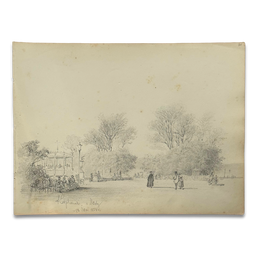 19th-century French Pencil Drawing by Alphonse Baril (#31)