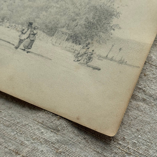 19th-century French Pencil Drawing by Alphonse Baril (#31)