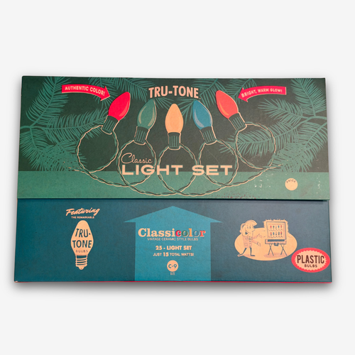 Tru-Tone C9 Multicolor 25-Light Strand Set in Classic