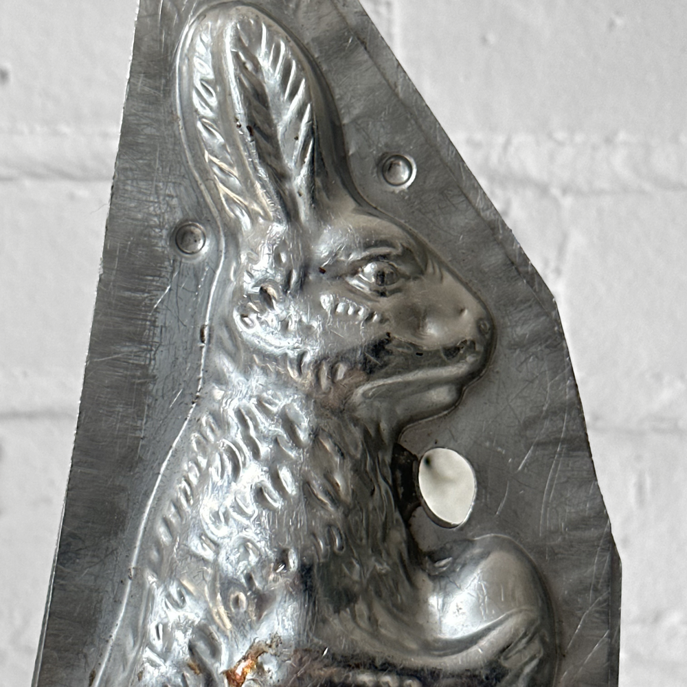 Antique Chocolate Rabbit Tin Mold (#61)