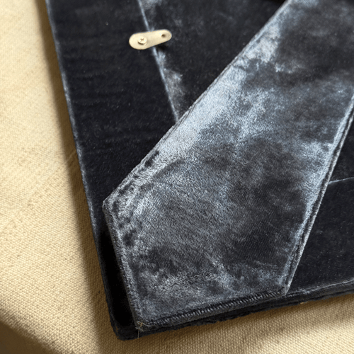 Liza Silk Velvet Square Tabletop Frame in Indigo (#20)