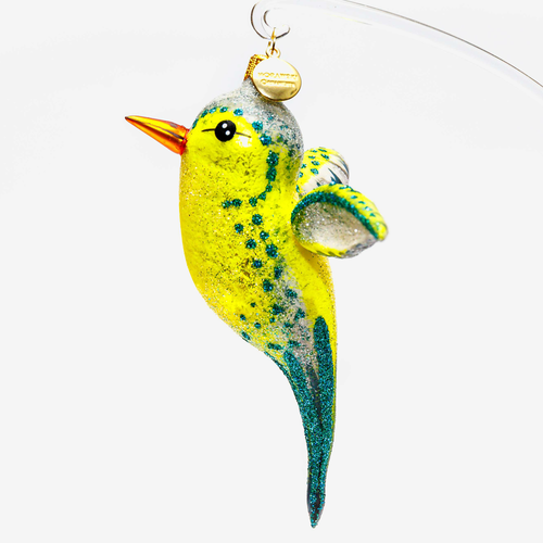 Large Yellow & Green Hummingbird