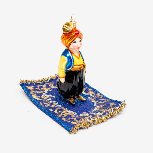 Aladdin On Flying Carpet Ornament
