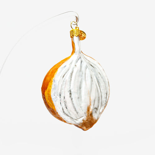 Half Yellow Onion Ornament
