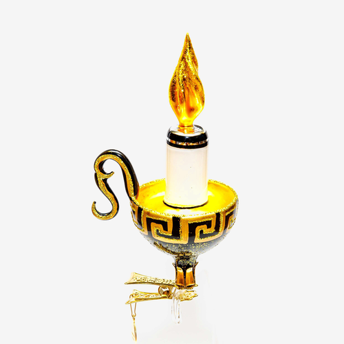 Oil Lamp Clip-on Ornament