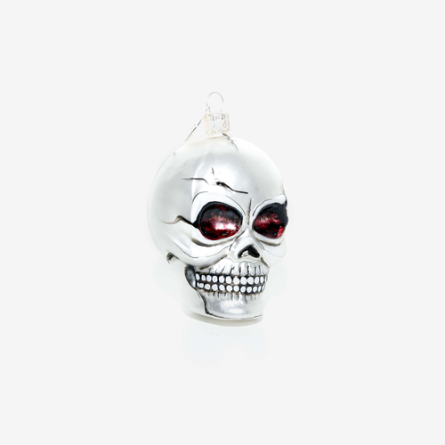 White Skull Ornament