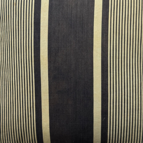 Custom 19th-century French Ticking Pillow (#3-12)