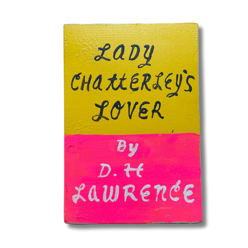 Leanne Shapton "Lady Chatterley's Lover" Painted Wooden Book