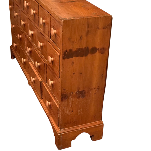 Early 20th-century Multi-Drawer Wood Cabinet