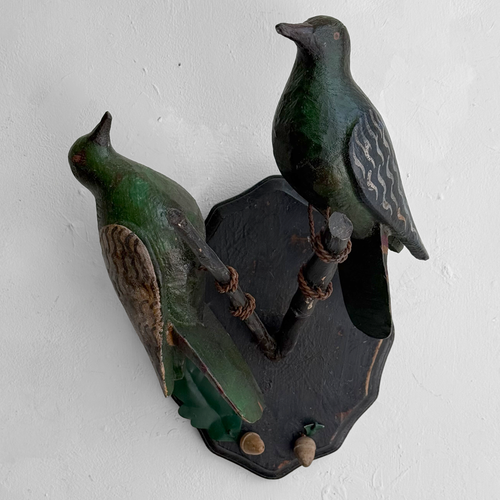 Early 20th-century Black Forest Carved Birds (BFB-16)