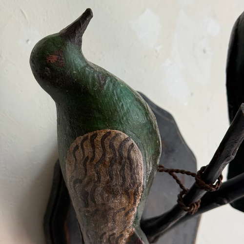 Early 20th-century Black Forest Carved Birds (BFB-16)