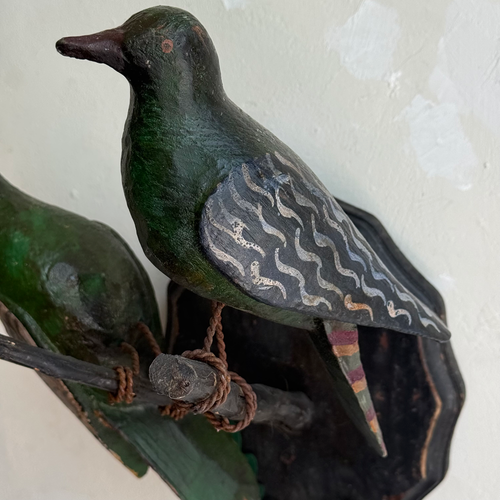 Early 20th-century Black Forest Carved Birds (BFB-16)