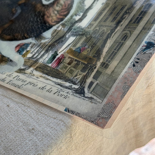 One-of-a-Kind Collaged Turkey Mat (#21)