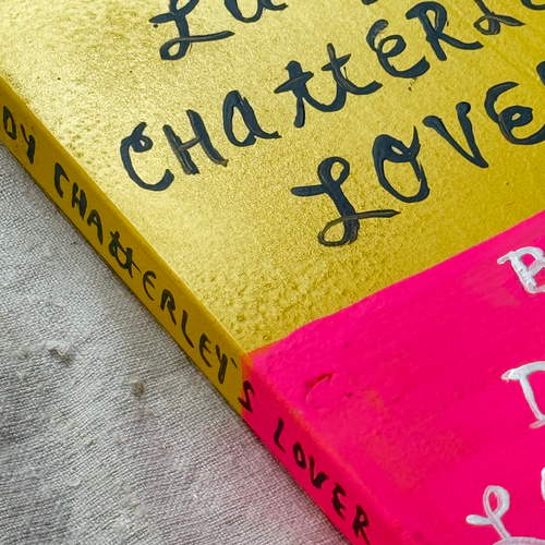 Leanne Shapton "Lady Chatterley's Lover" Painted Wooden Book