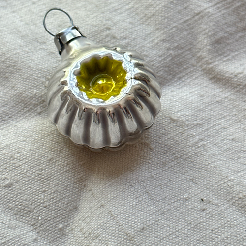 Nostalgic Mini Yellow Reflector Ornament